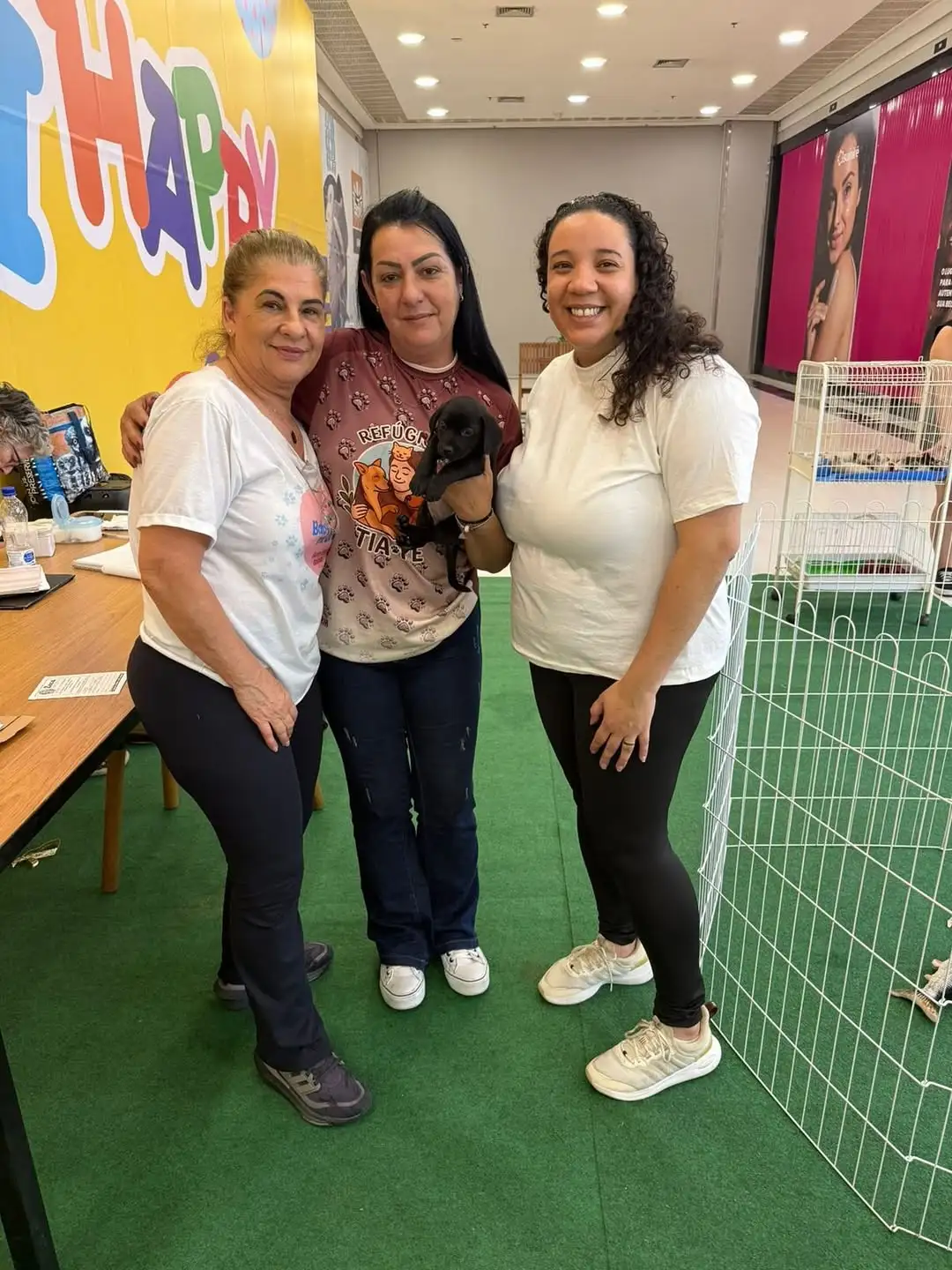 Cida, Tainá e Pri